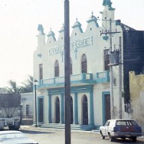 Cine Dogre, un cinéma autrefois emblématique situé dans la ville d'Umán, dans l'État du Yucatán, au Mexique null